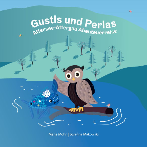 Cover des Bilderbuchs Gustls und Perlas Abenteuerreise